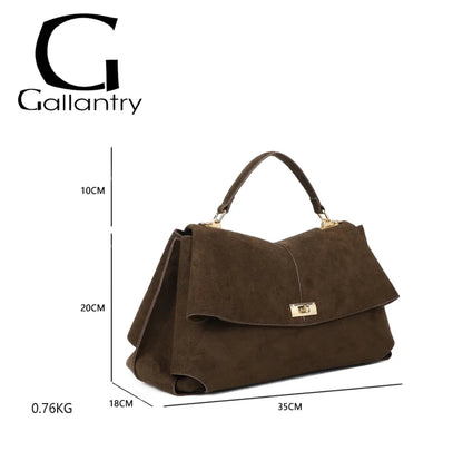 Sac à main « L'Audacieuse »suédine -Gallantry