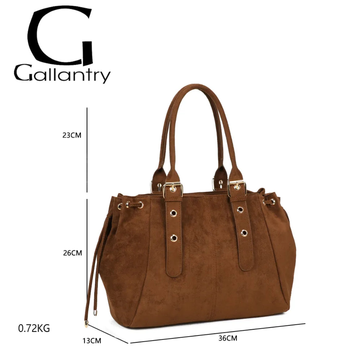 Sac à main « L'Essentielle XL »suédine -Gallantry