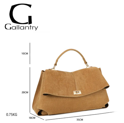 Sac à main « L'Audacieuse »suédine -Gallantry