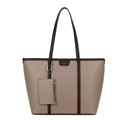 Sac à main L'Aveline noir vue de face - Gallantry