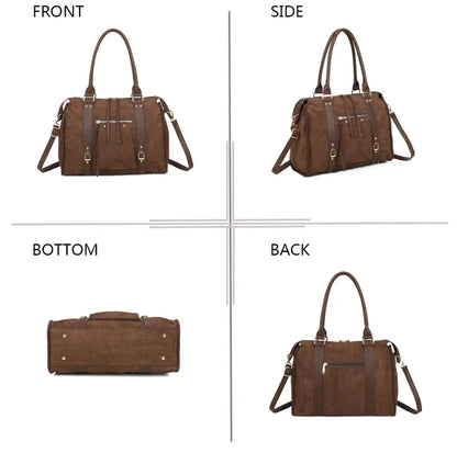 Sac à main suédine Skyla XL-Gallantry