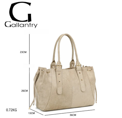 Sac à main « L'Essentielle XL »suédine -Gallantry