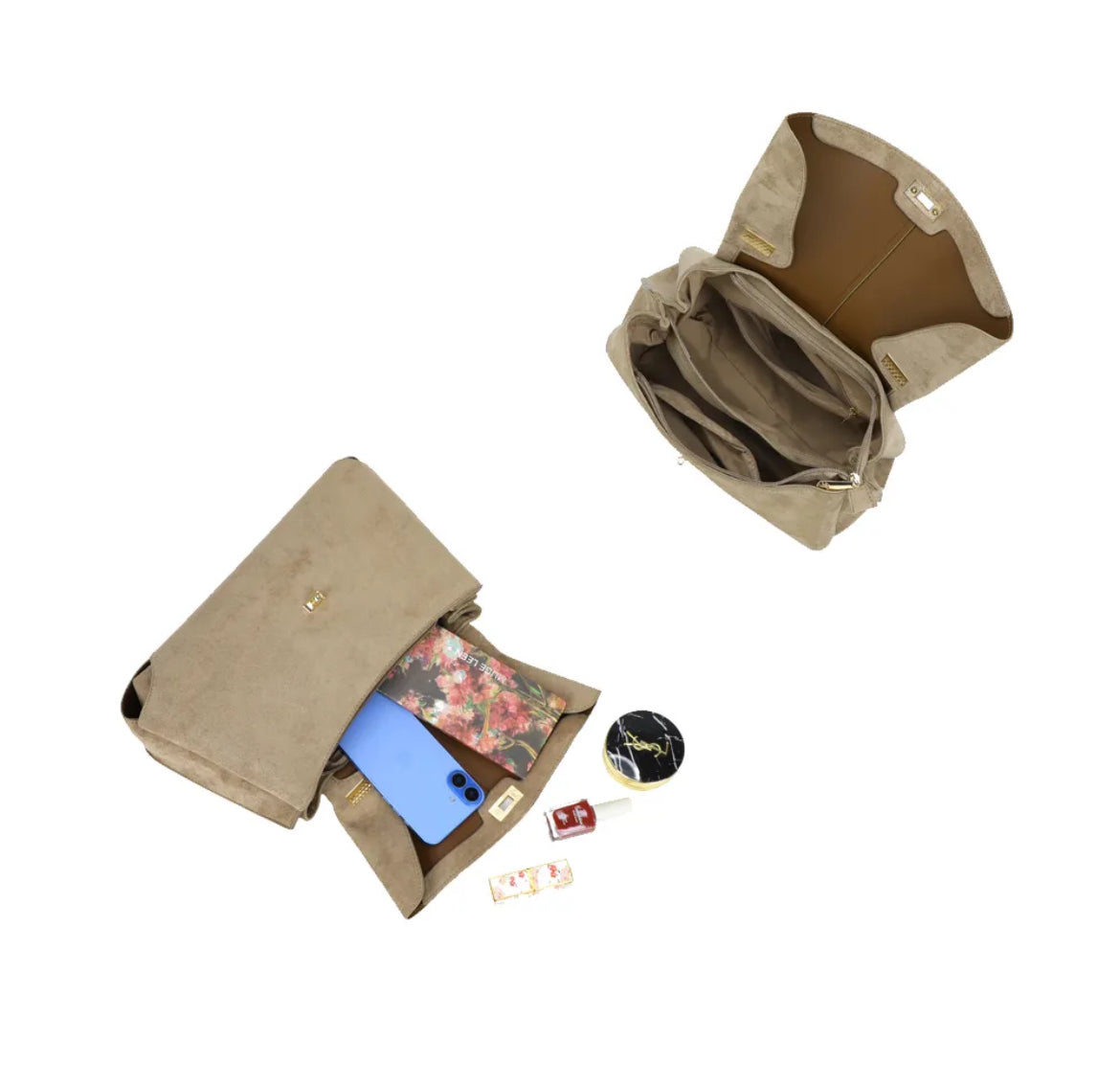 Sac à main « L'Audacieuse »suédine -Gallantry