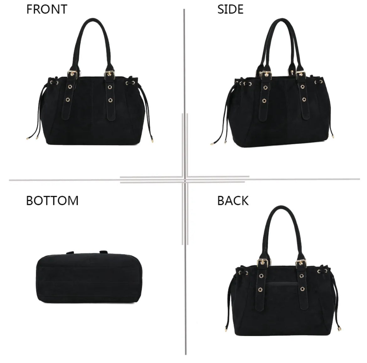 Sac à main « L'Essentielle XL »suédine -Gallantry