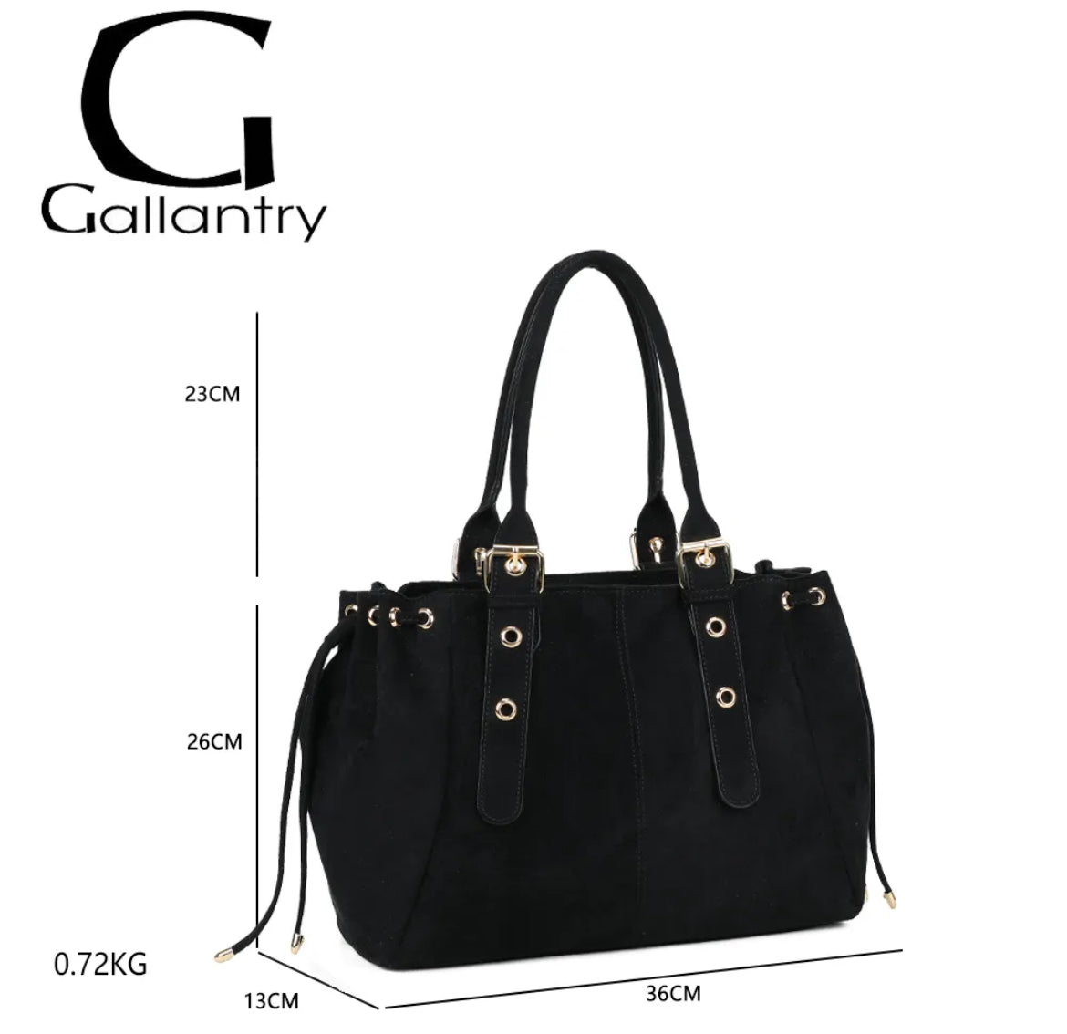 Sac à main « L'Essentielle XL »suédine -Gallantry