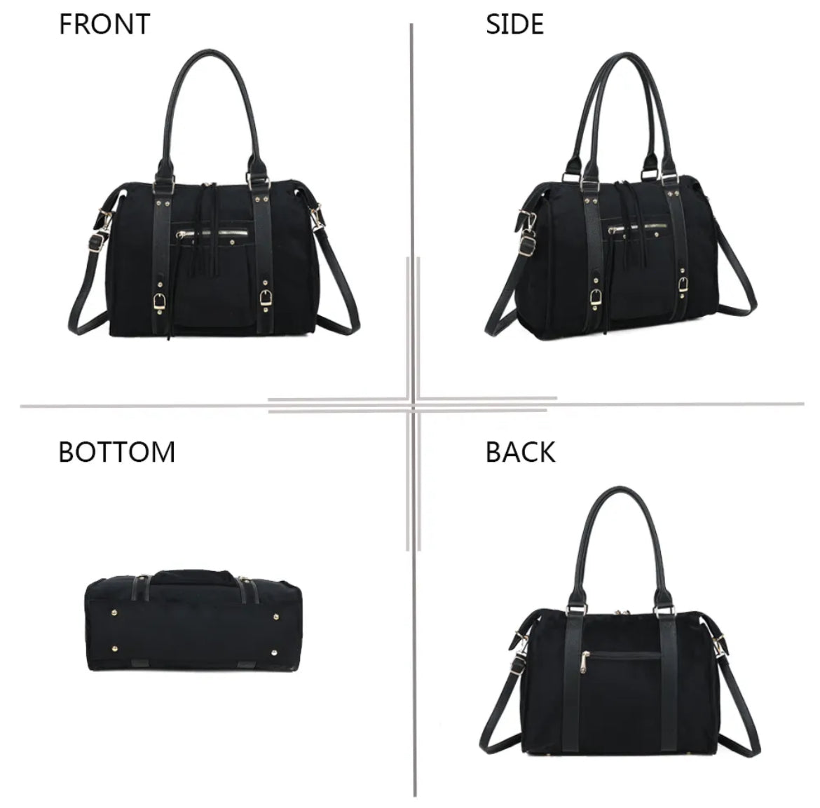 Sac à main suédine Skyla XL-Gallantry