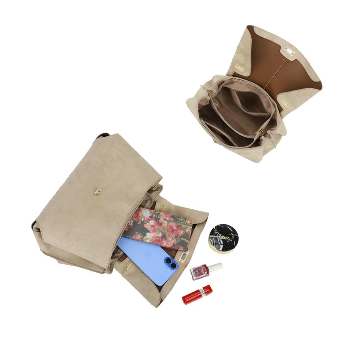 Sac à main « L'Audacieuse »suédine -Gallantry