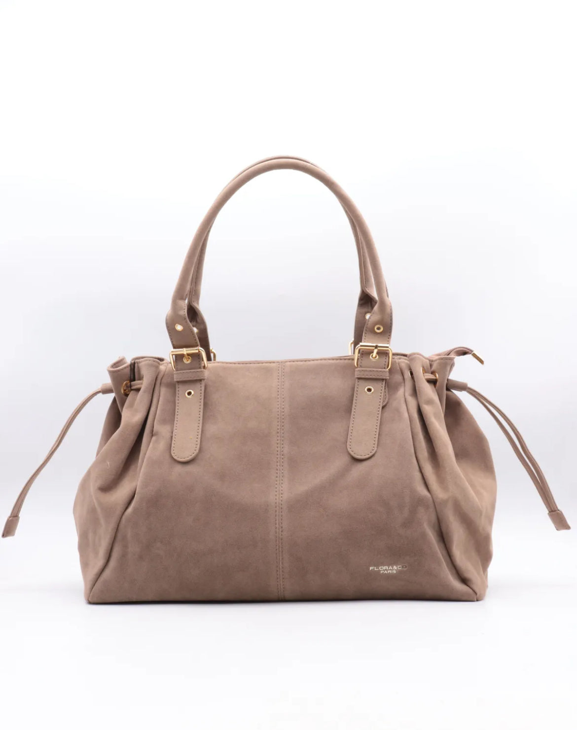 Sac à main format XL en suédine