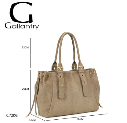 Sac à main « L'Essentielle XL »suédine -Gallantry