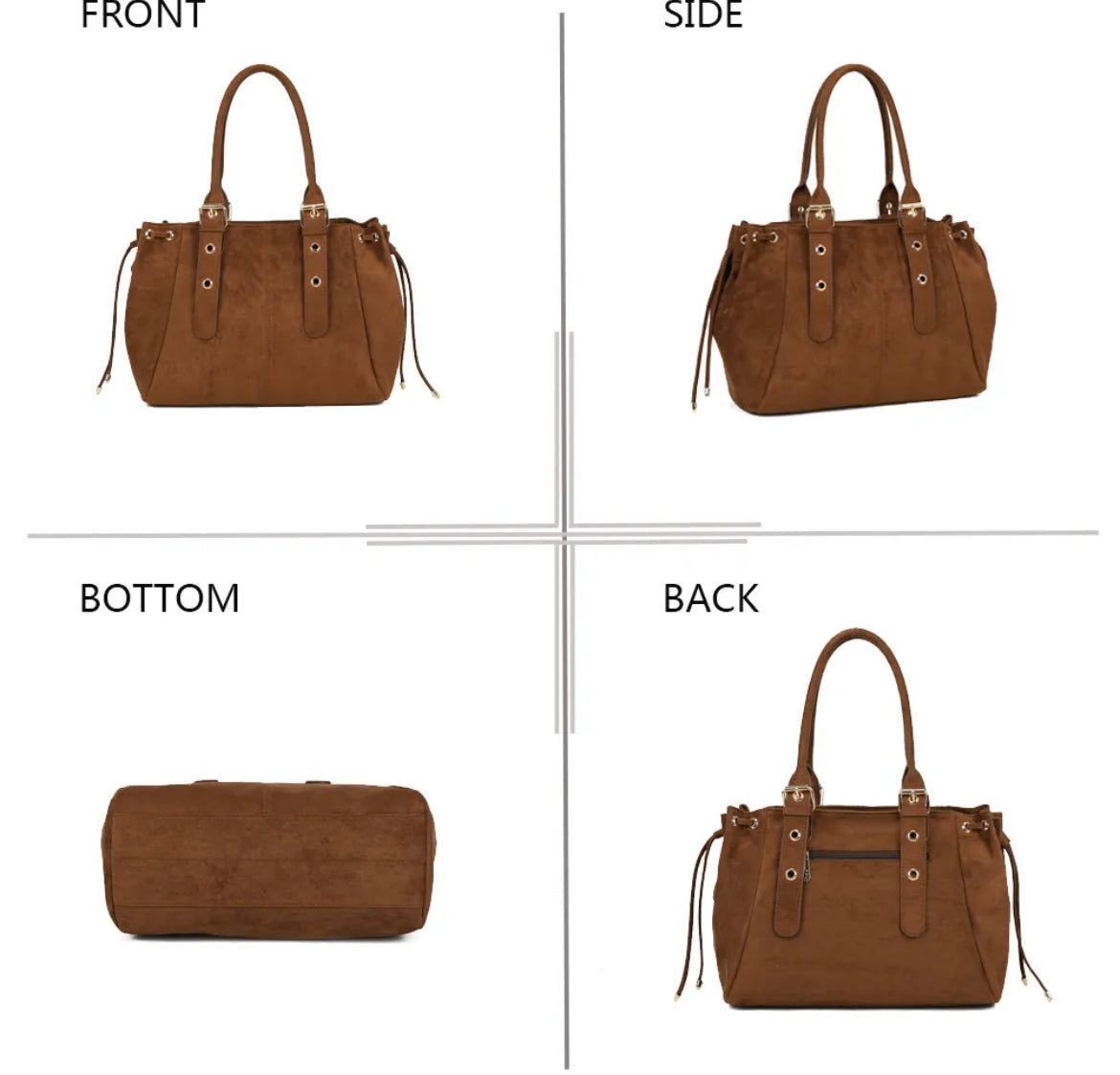 Sac à main « L'Essentielle XL »suédine -Gallantry