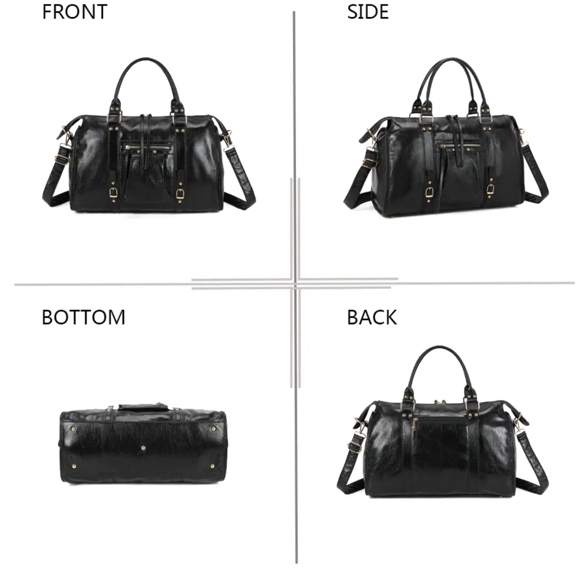 Sac à main Gallantry « Skyla XXL Métallique »