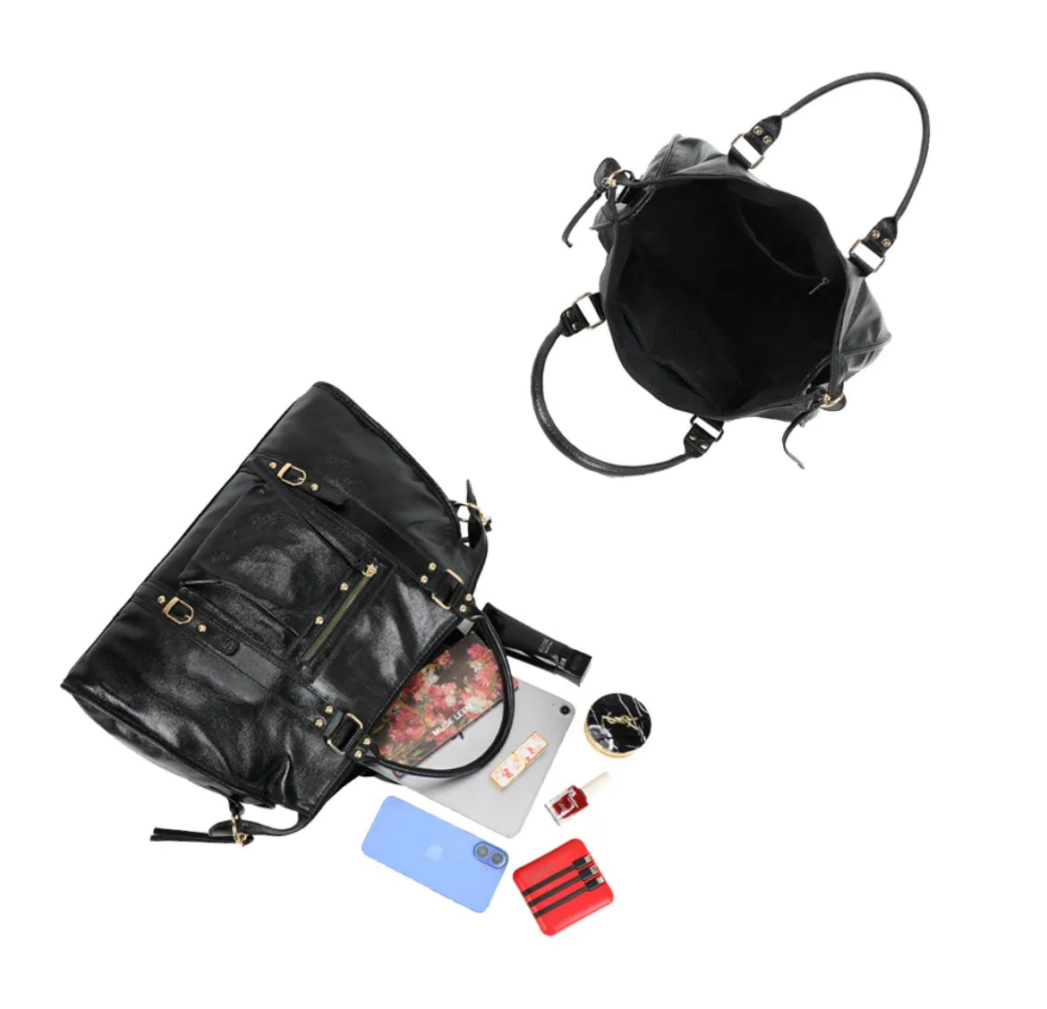 Sac à main Gallantry « Skyla XXL Métallique »