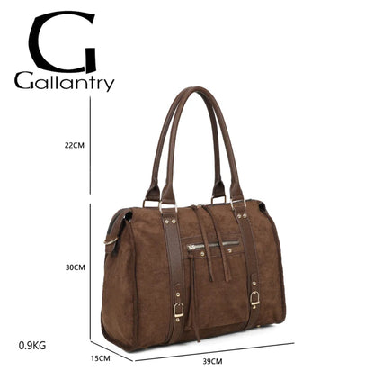 Sac à main suédine Skyla XL-Gallantry