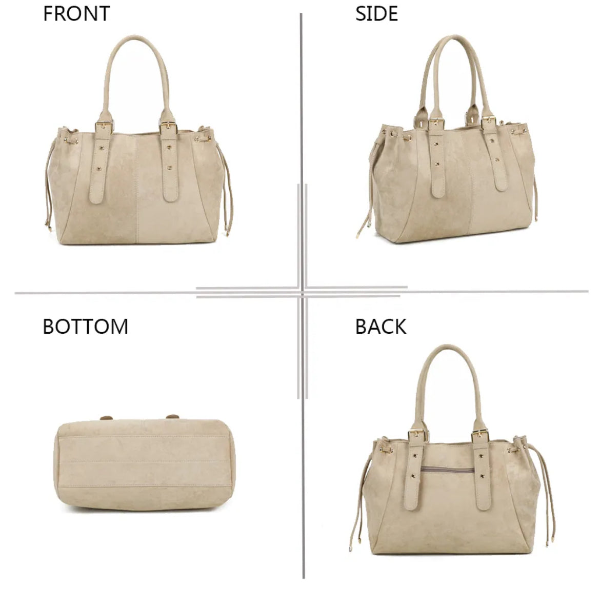 Sac à main « L'Essentielle XL »suédine -Gallantry