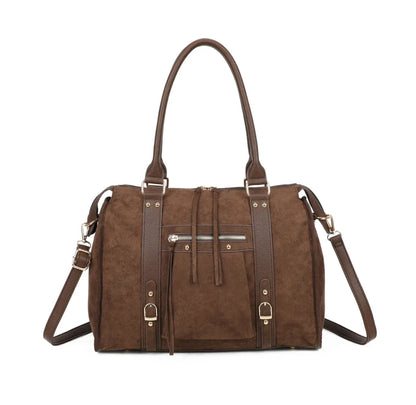 Sac à main suédine Skyla XL-Gallantry