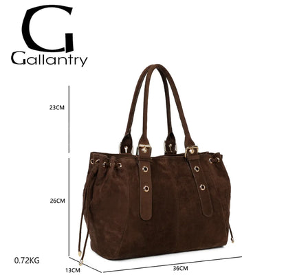 Sac à main « L'Essentielle XL »suédine -Gallantry